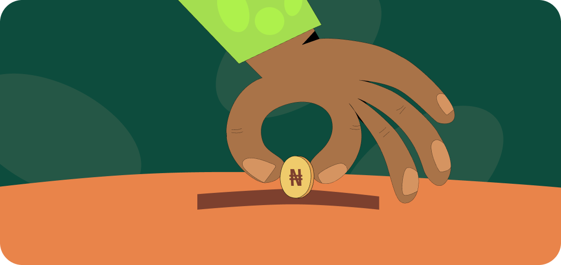 Hand dropping a coin into a savings slot, symbolizing the act of saving money